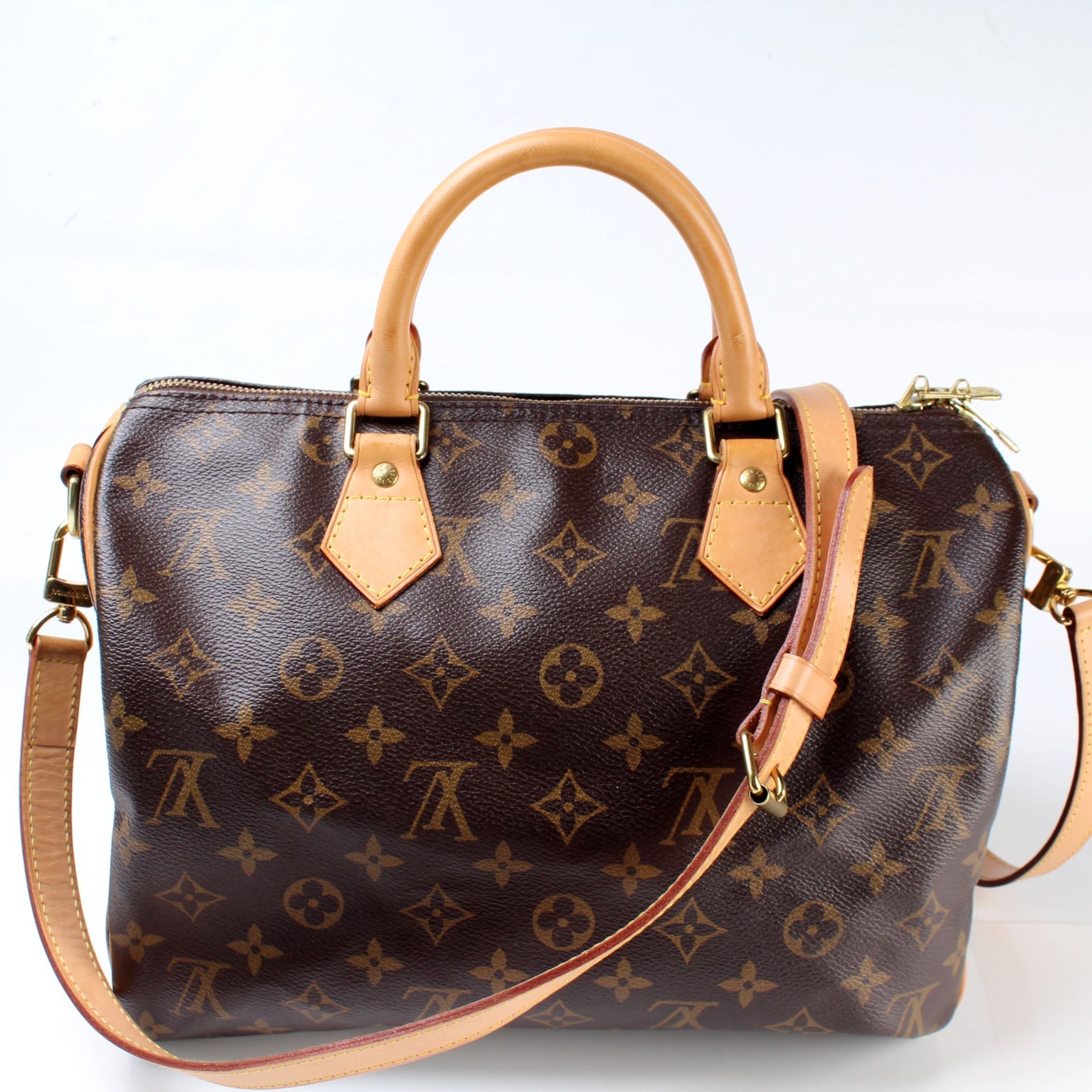 Louis Vuitton Speedy 30 Bandouliere Monogram Handbag Monogram 18