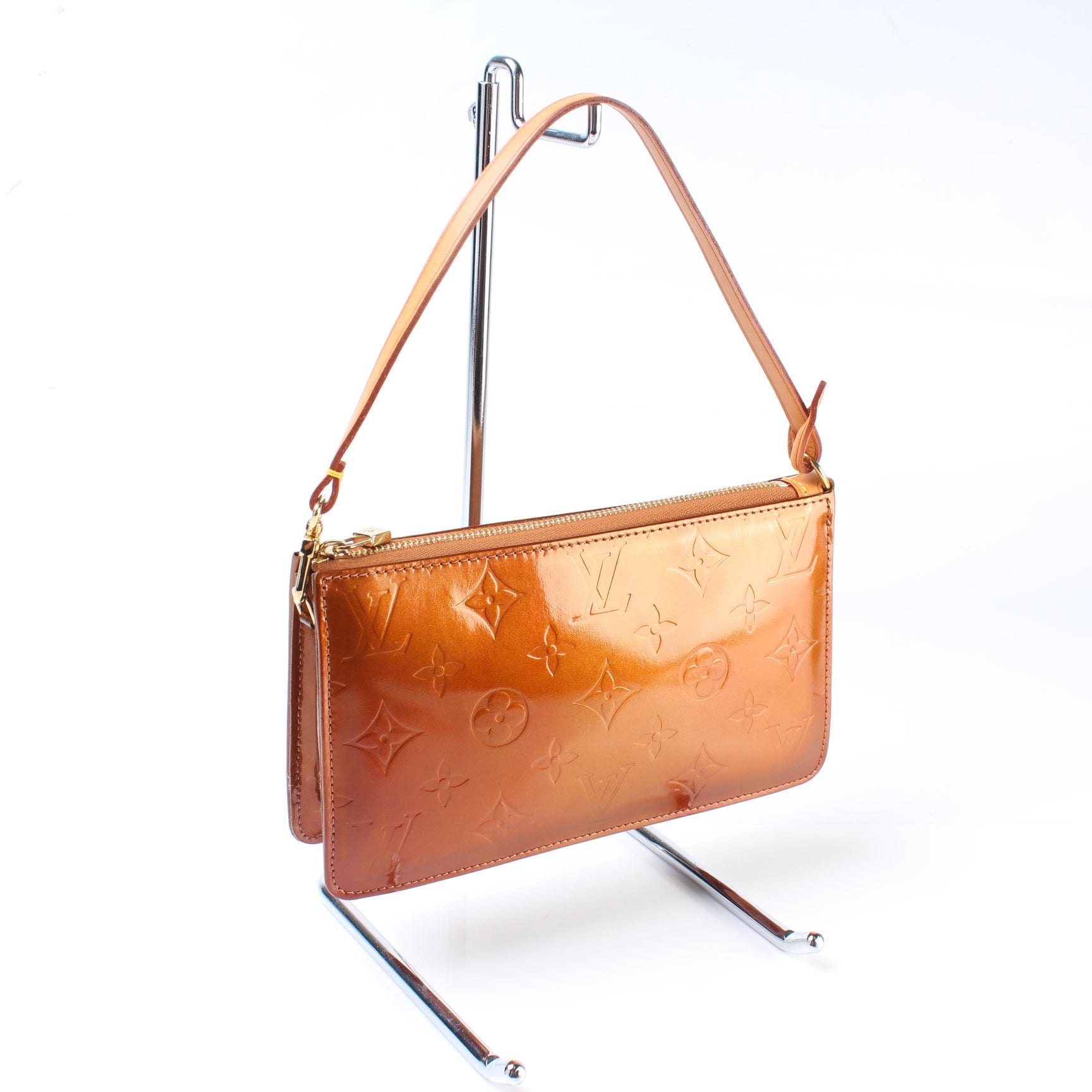 Louis Vuitton Pochette Lexington Monogram Vernis Clutch Bag