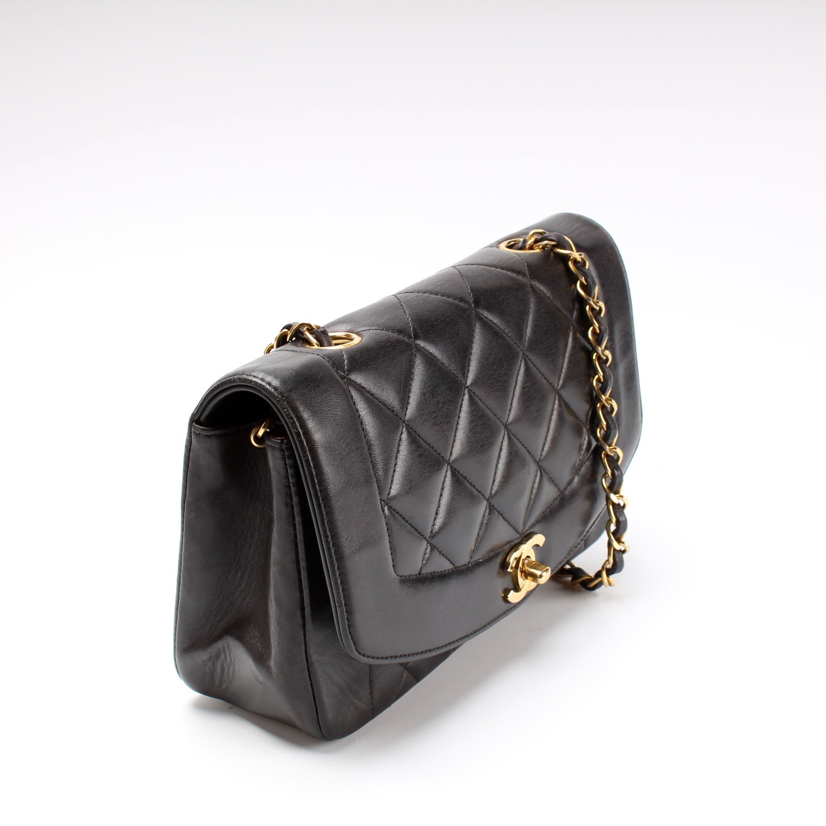 Chanel Diana Flap Lambskin Small Handbag