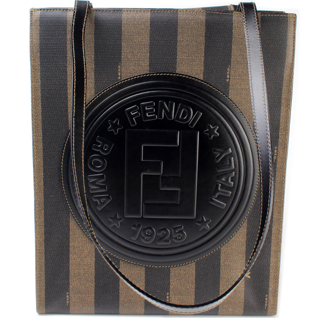 Fendi Pequin Roma Tote Bag