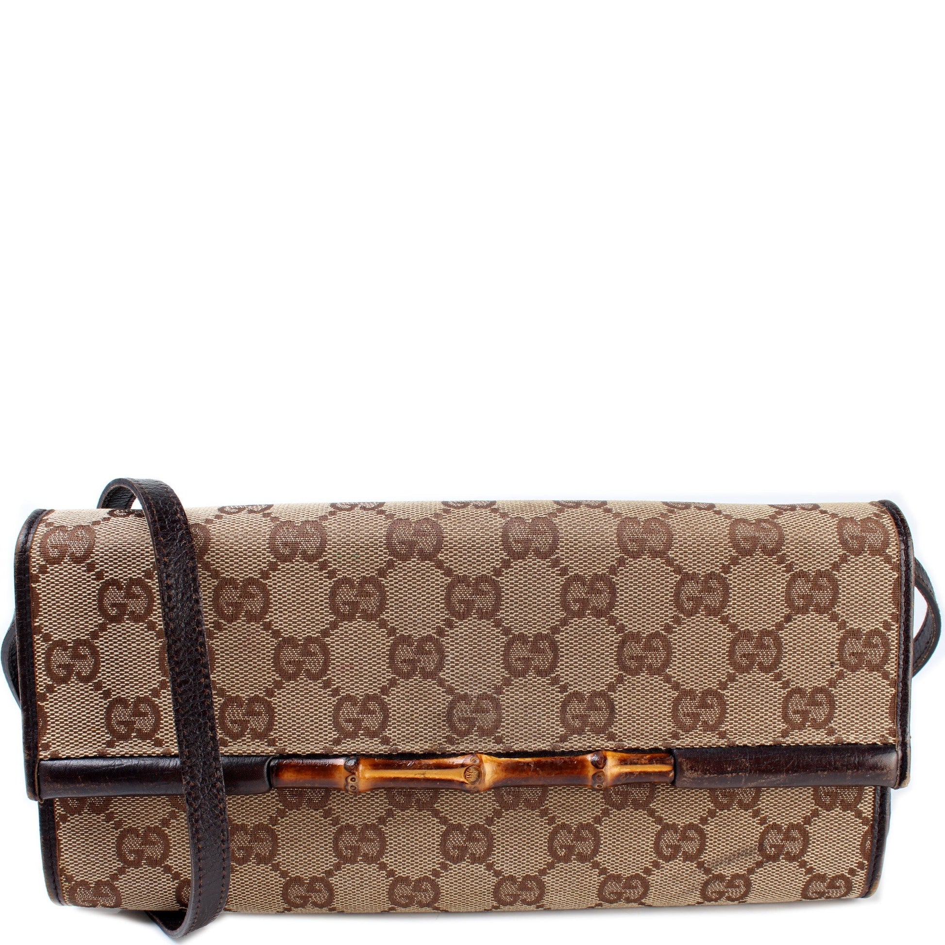 Gucci Bamboo Clutch Bag