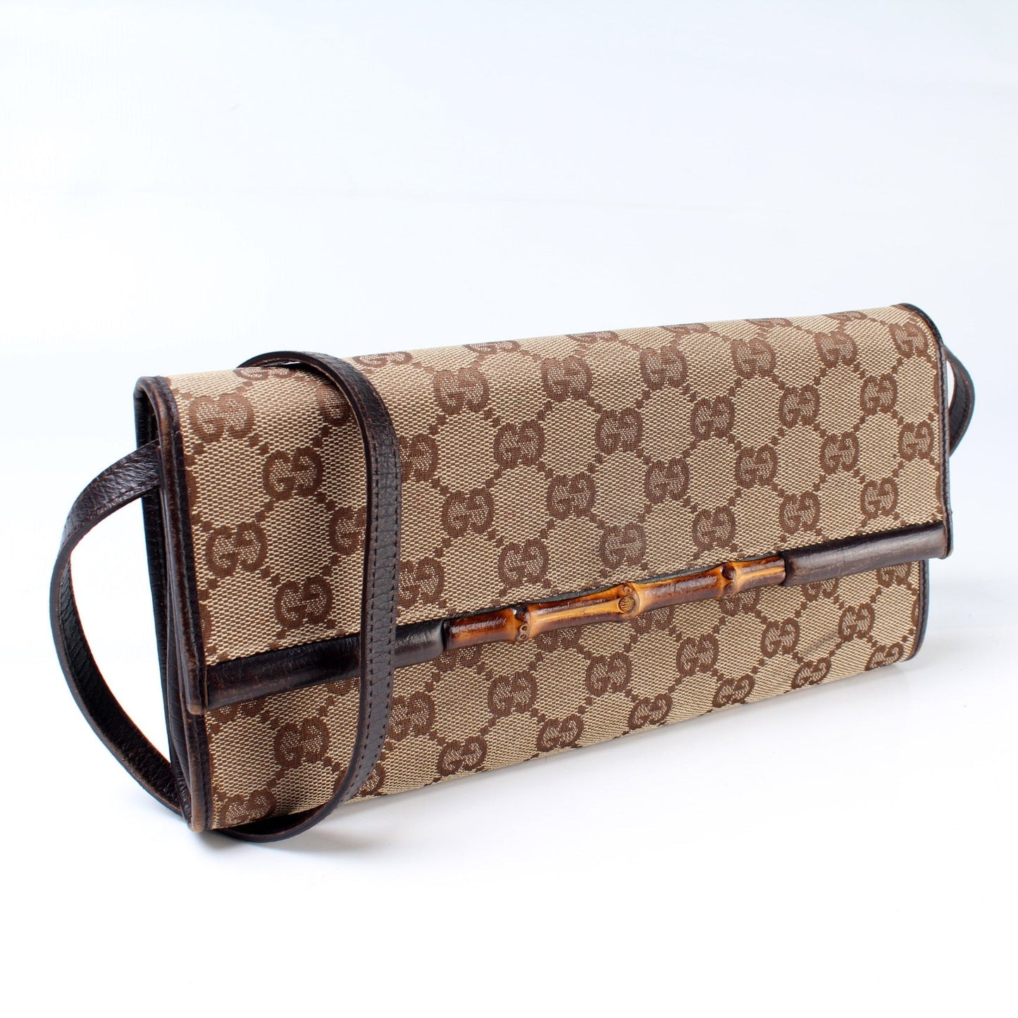 Gucci Bamboo Clutch Bag
