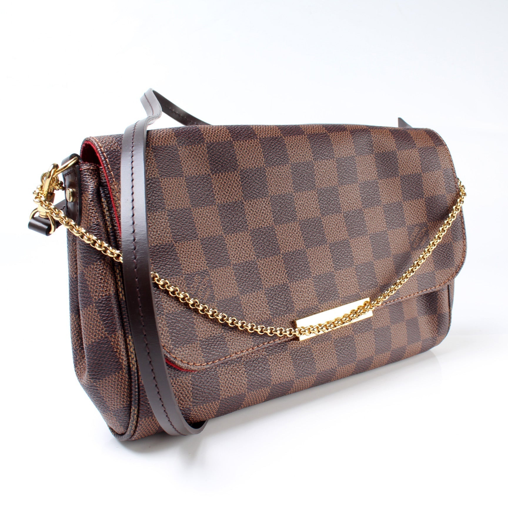 Louis Vuitton Favorite MM Ebene Damier Handbag Ebene 18