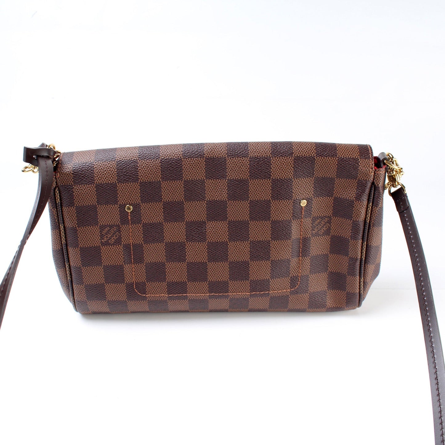 Louis Vuitton Favorite MM Ebene Damier Handbag Ebene 18