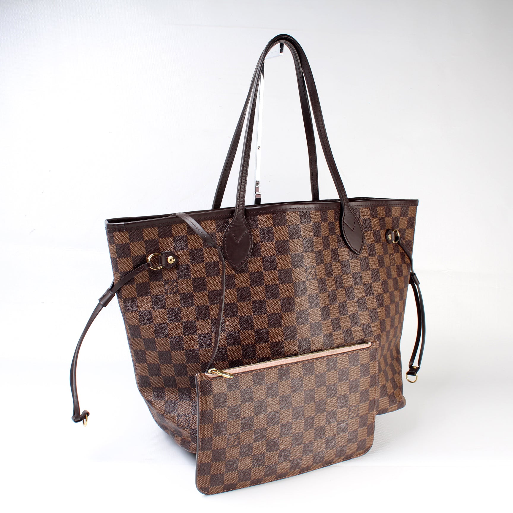 Louis Vuitton Neverfull w MM Ebene Damier Wallet Case Ebene 3