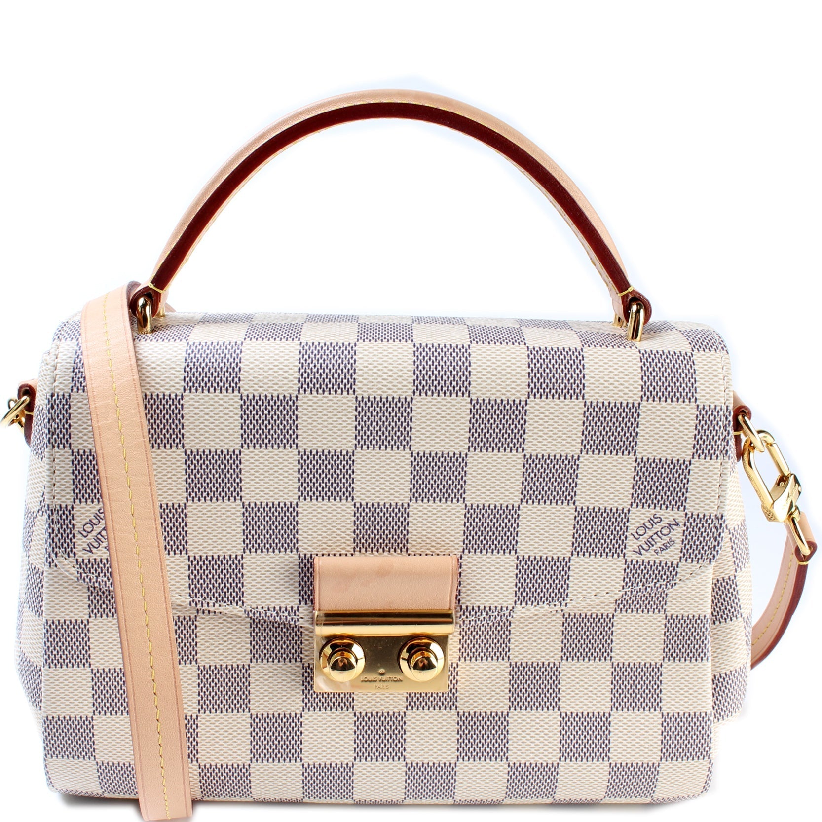 Louis Vuitton Croisette Azur Damier Handbag Damier Azur