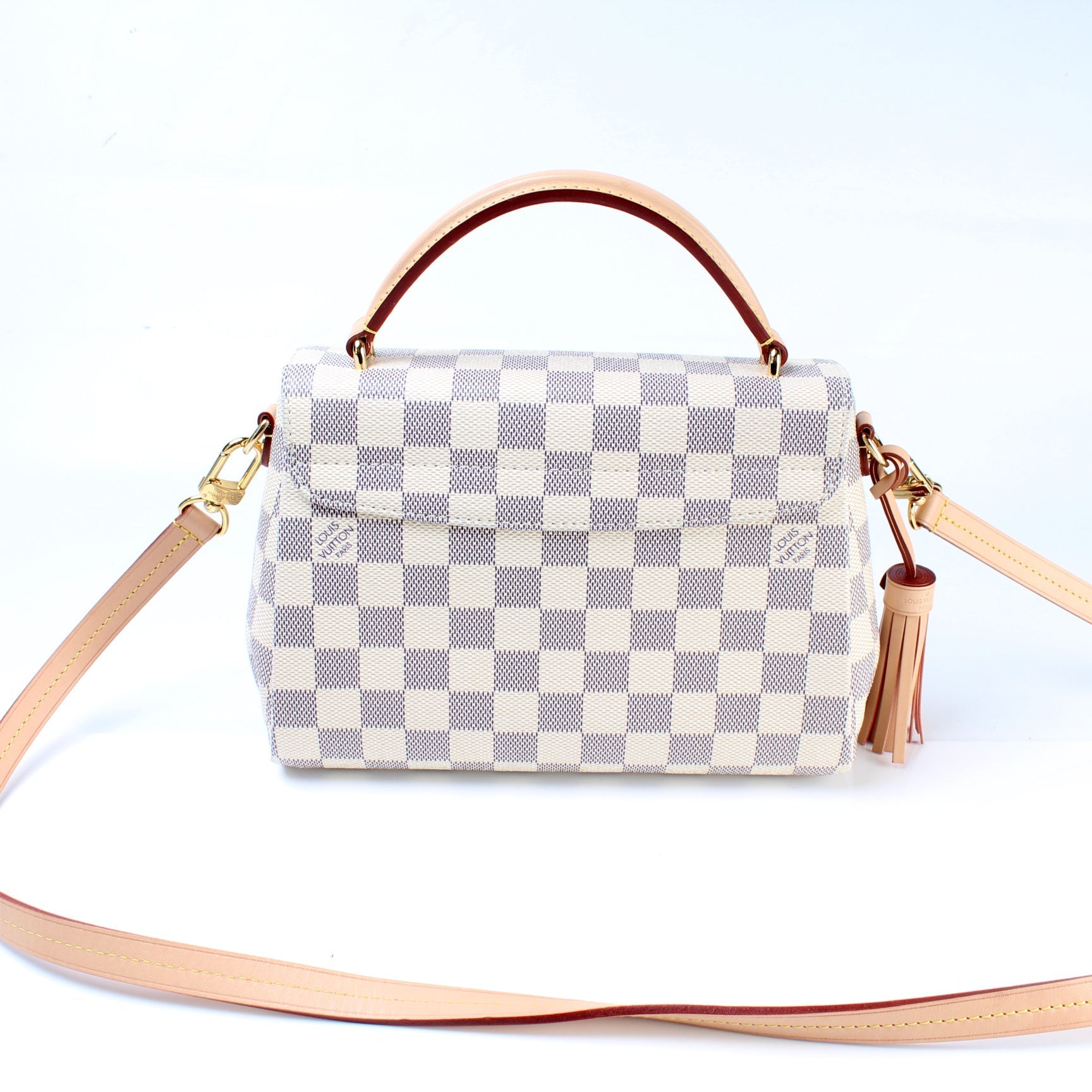 Louis Vuitton Croisette Azur Damier Handbag Damier Azur