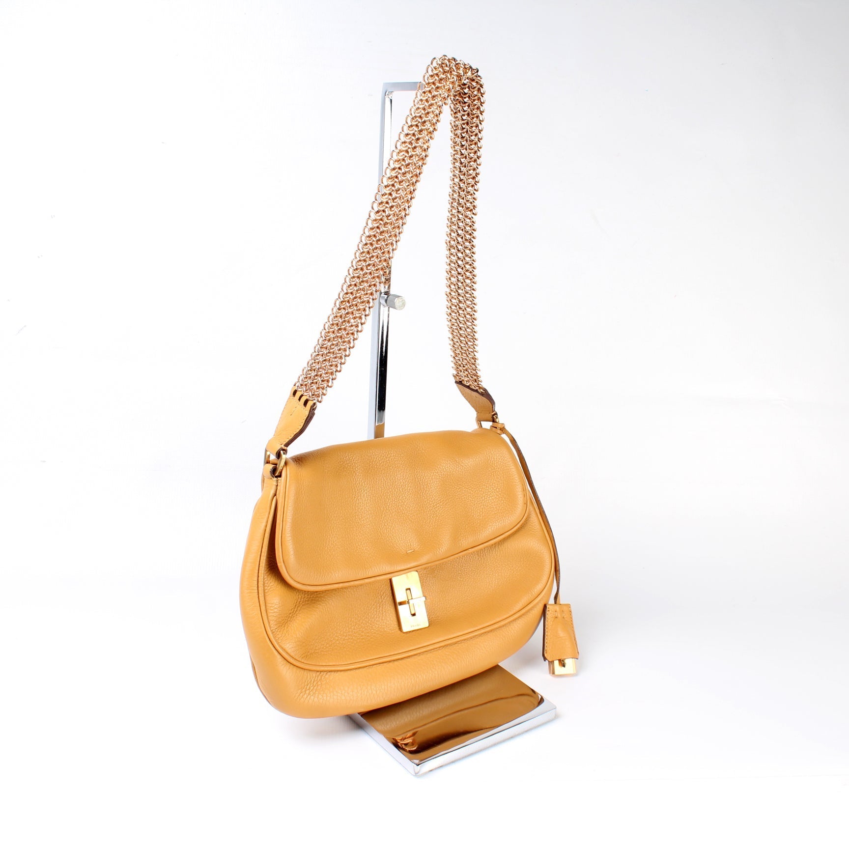 Prada Cleo Mail Strap Bag Chain Travel Bag