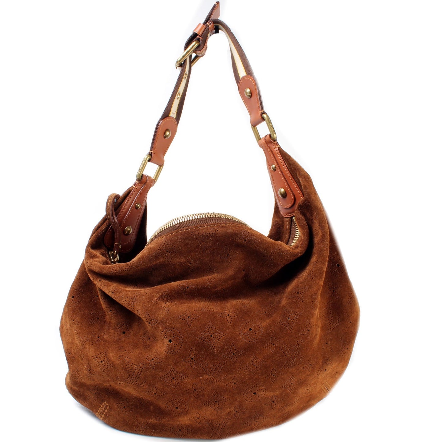 Louis Vuitton Onatah PM Hobo Suede Mahina Shoulder Bag