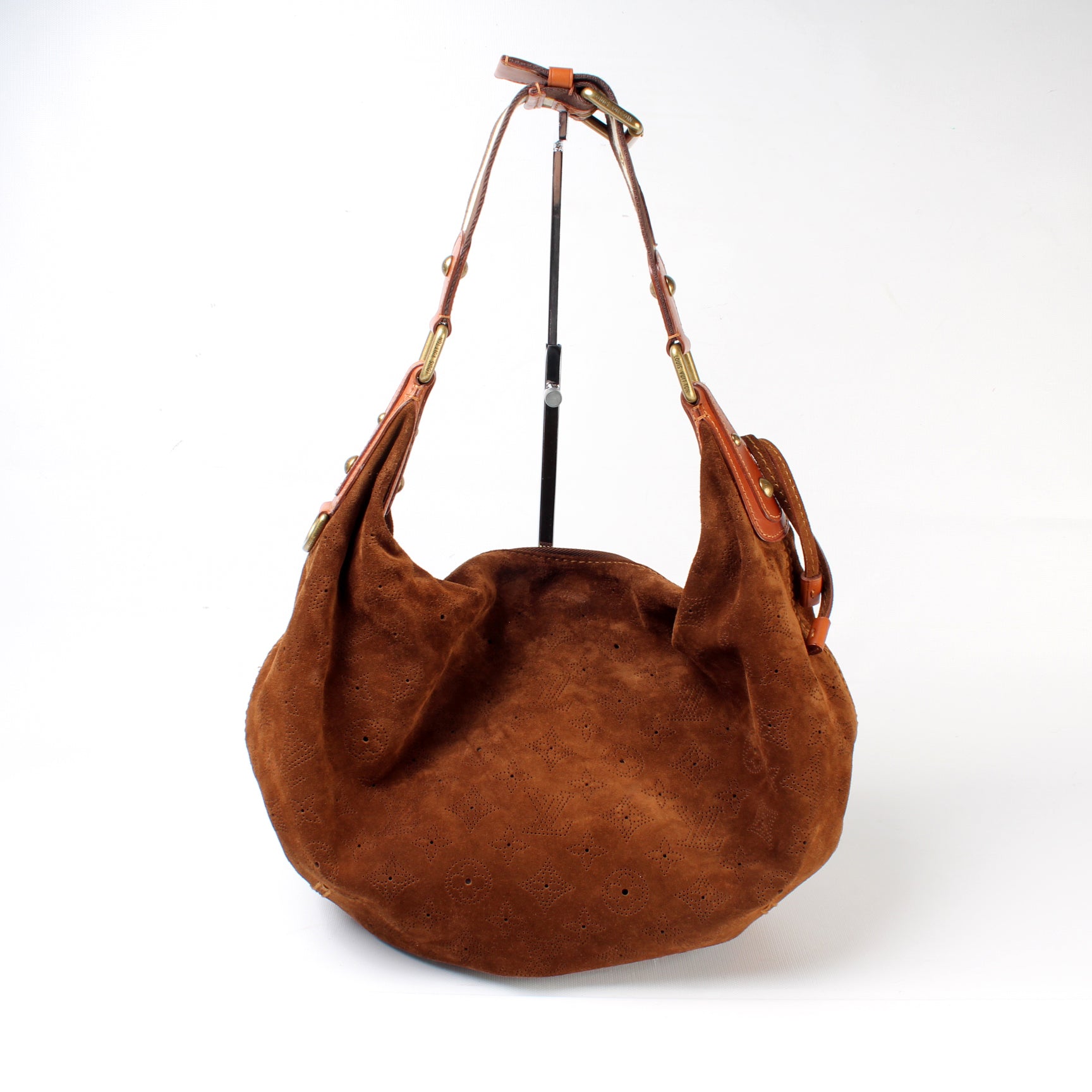 Louis Vuitton Onatah PM Hobo Suede Mahina Shoulder Bag