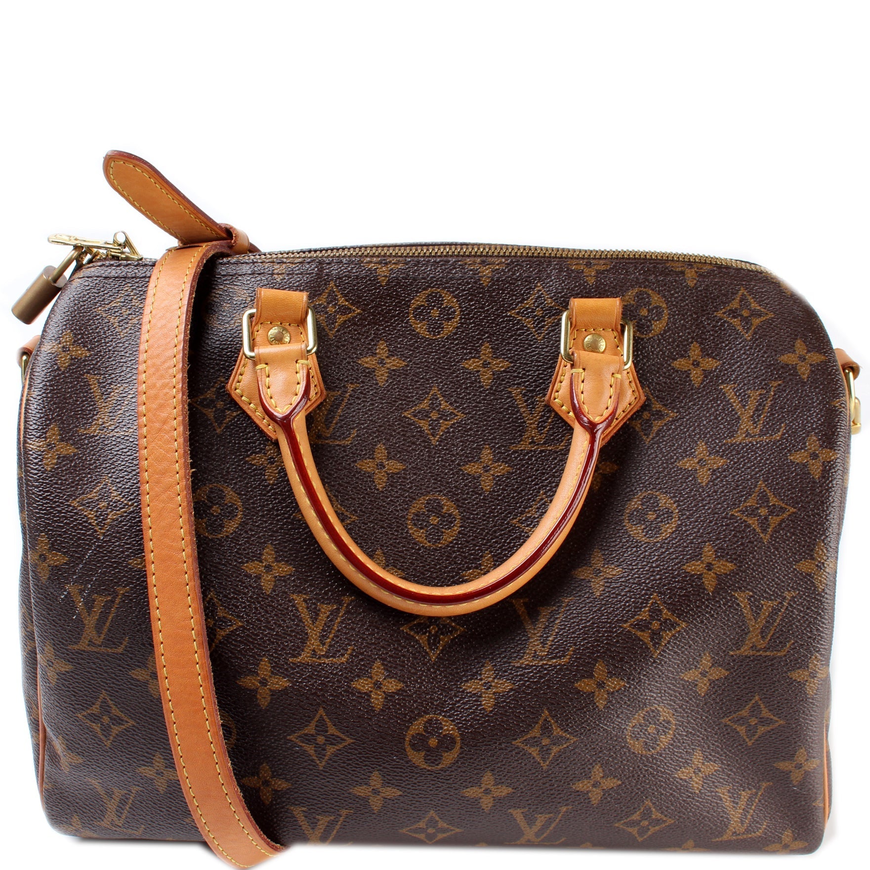Louis Vuitton Speedy 30 Bandouliere Monogram Handbag Monogram 20