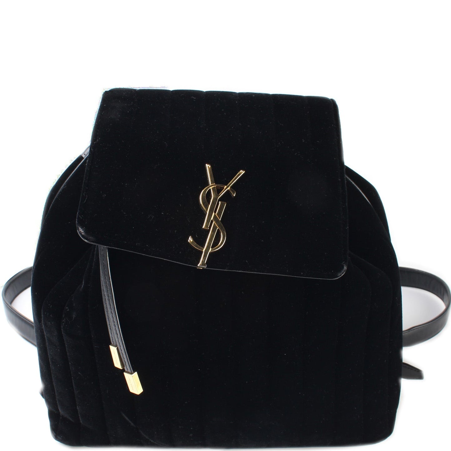 YSL Saint Laurent Vicky Velvet Backpack Bag