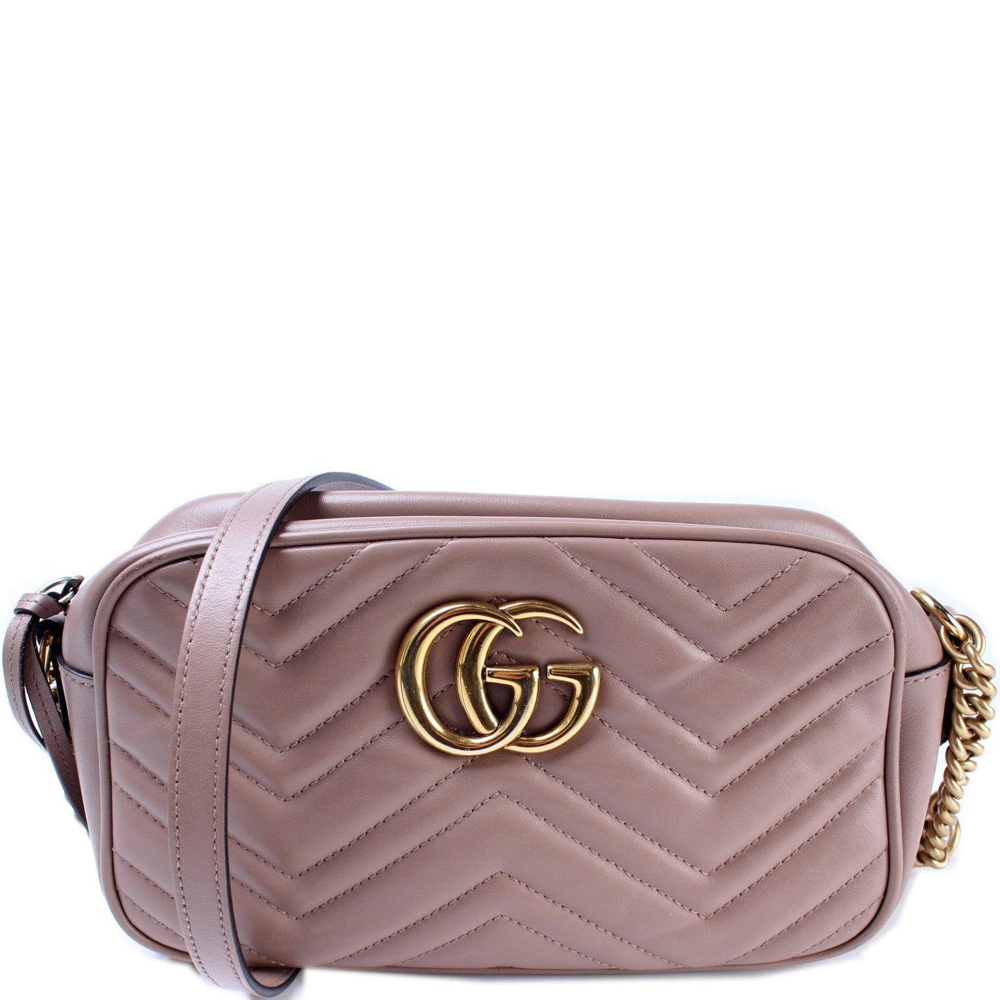 Gucci Marmont Camera Leather Small Crossbody Bag Bag 16