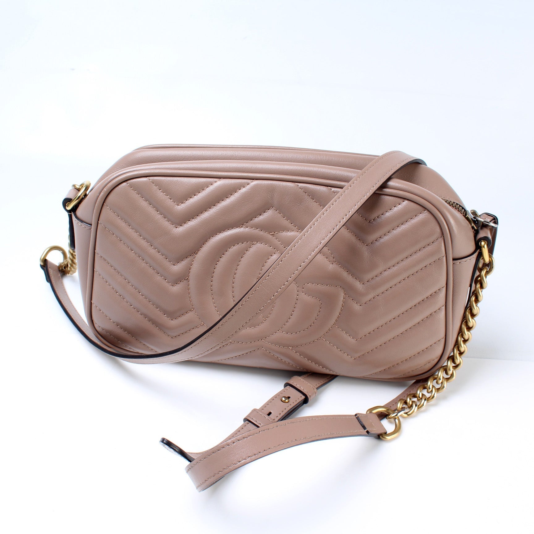 Gucci Marmont Camera Leather Small Crossbody Bag Bag 16