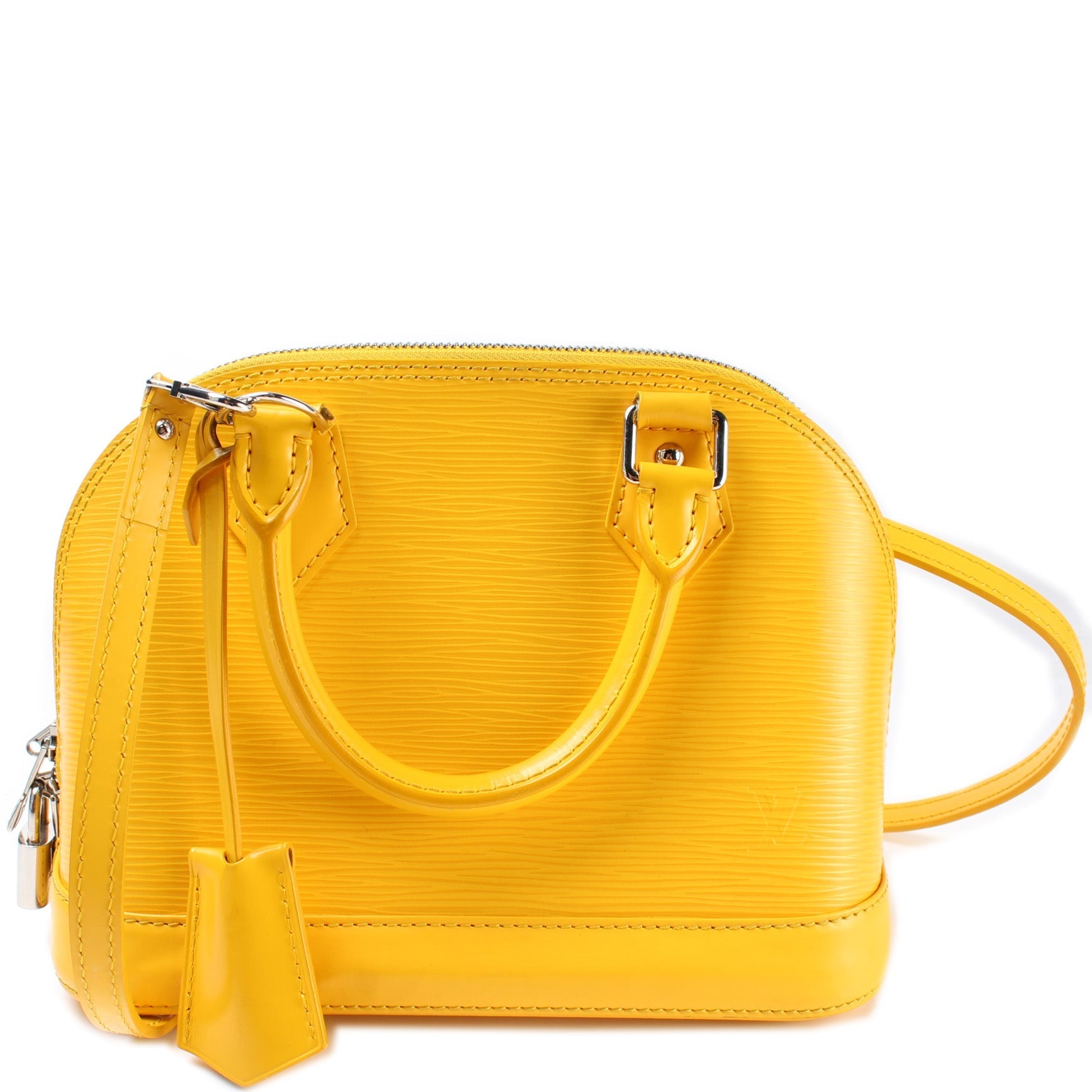 Louis Vuitton Alma BB Epi Handbag Epi 4