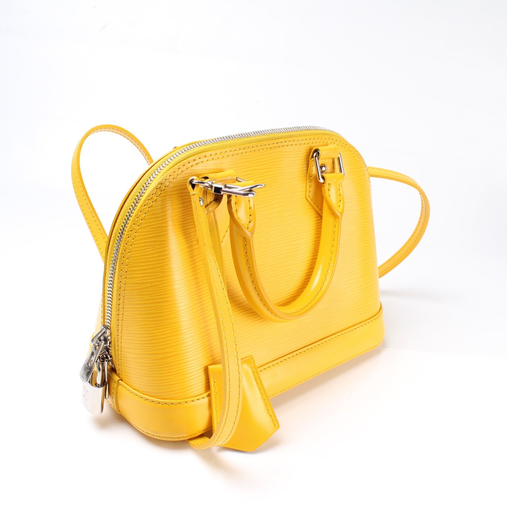 Louis Vuitton Alma BB Epi Handbag Epi 4