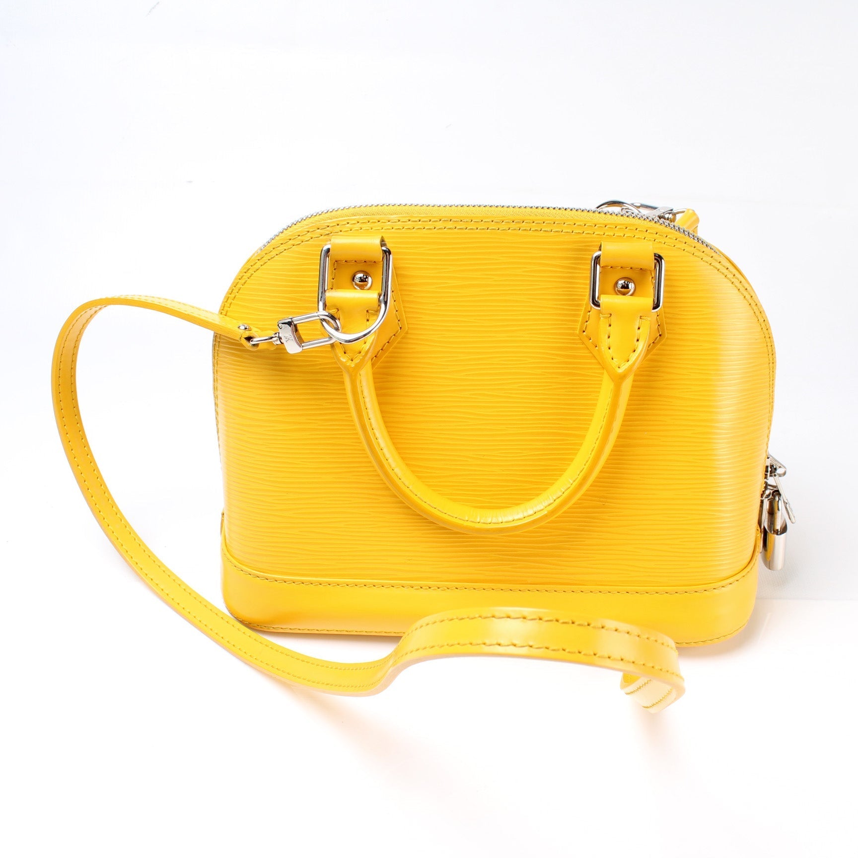 Louis Vuitton Alma BB Epi Handbag Epi 4