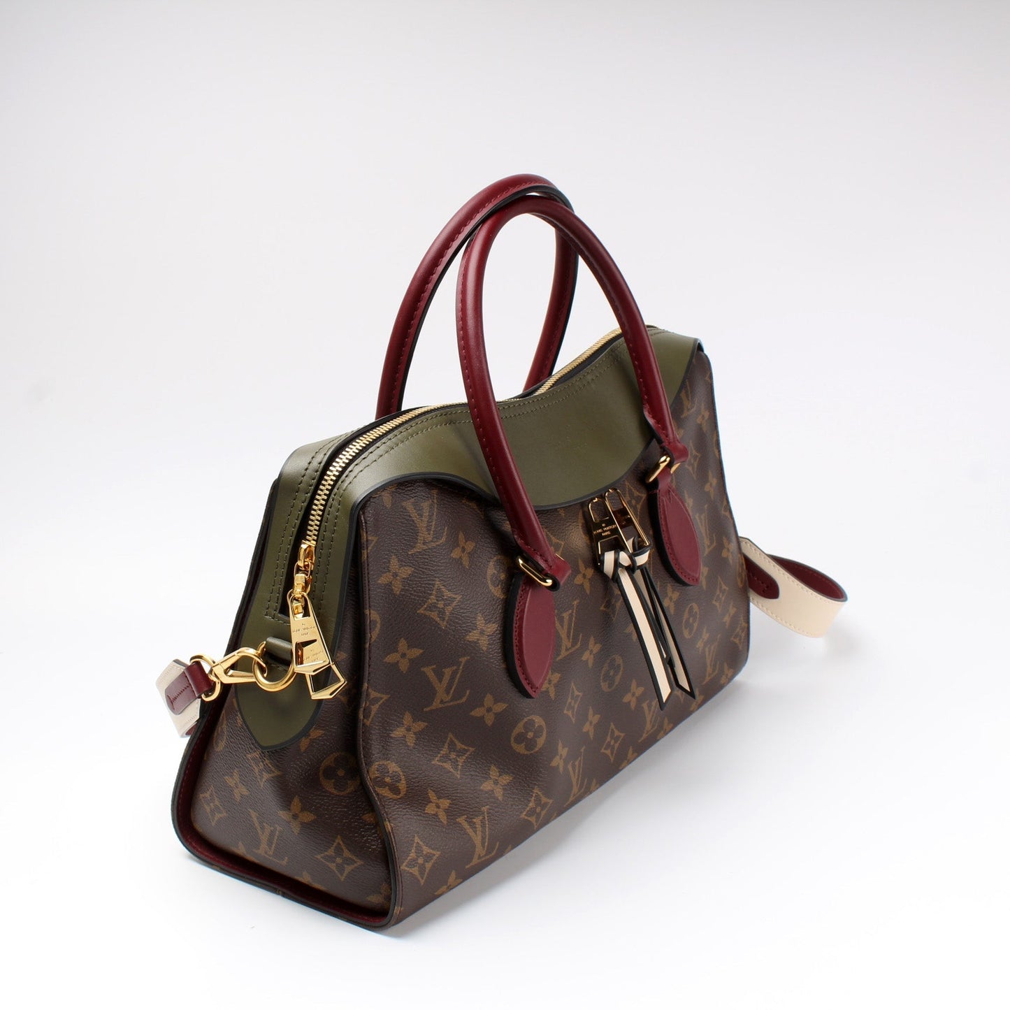 Louis Vuitton Tuileries Monogram Leather Handbag Leather 1