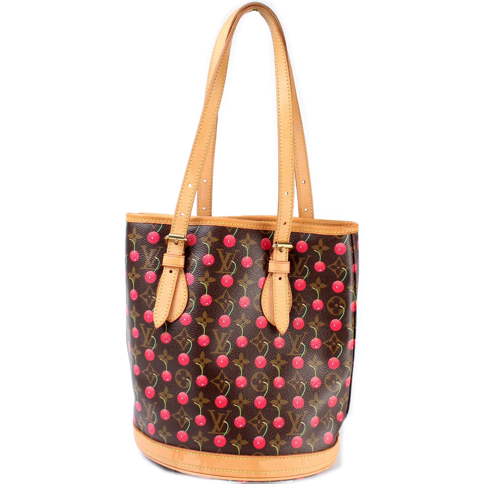 Louis Vuitton Petit Bucket Cerises Bucket Bag
