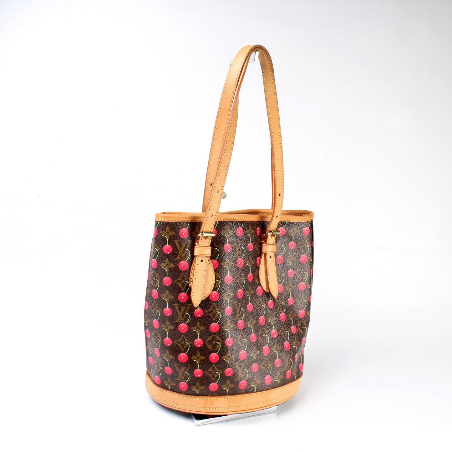 Louis Vuitton Petit Bucket Cerises Bucket Bag