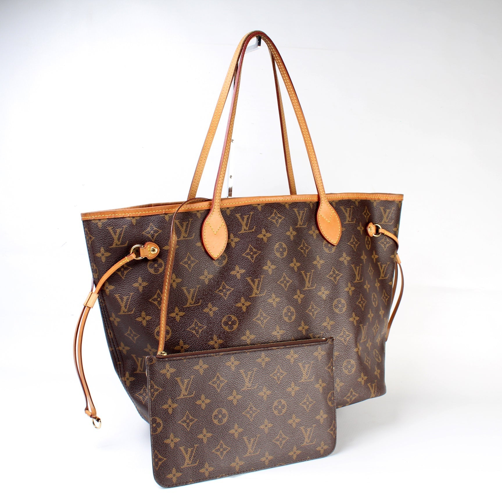 Louis Vuitton Neverfull w MM Monogram Wallet Case Monogram 3
