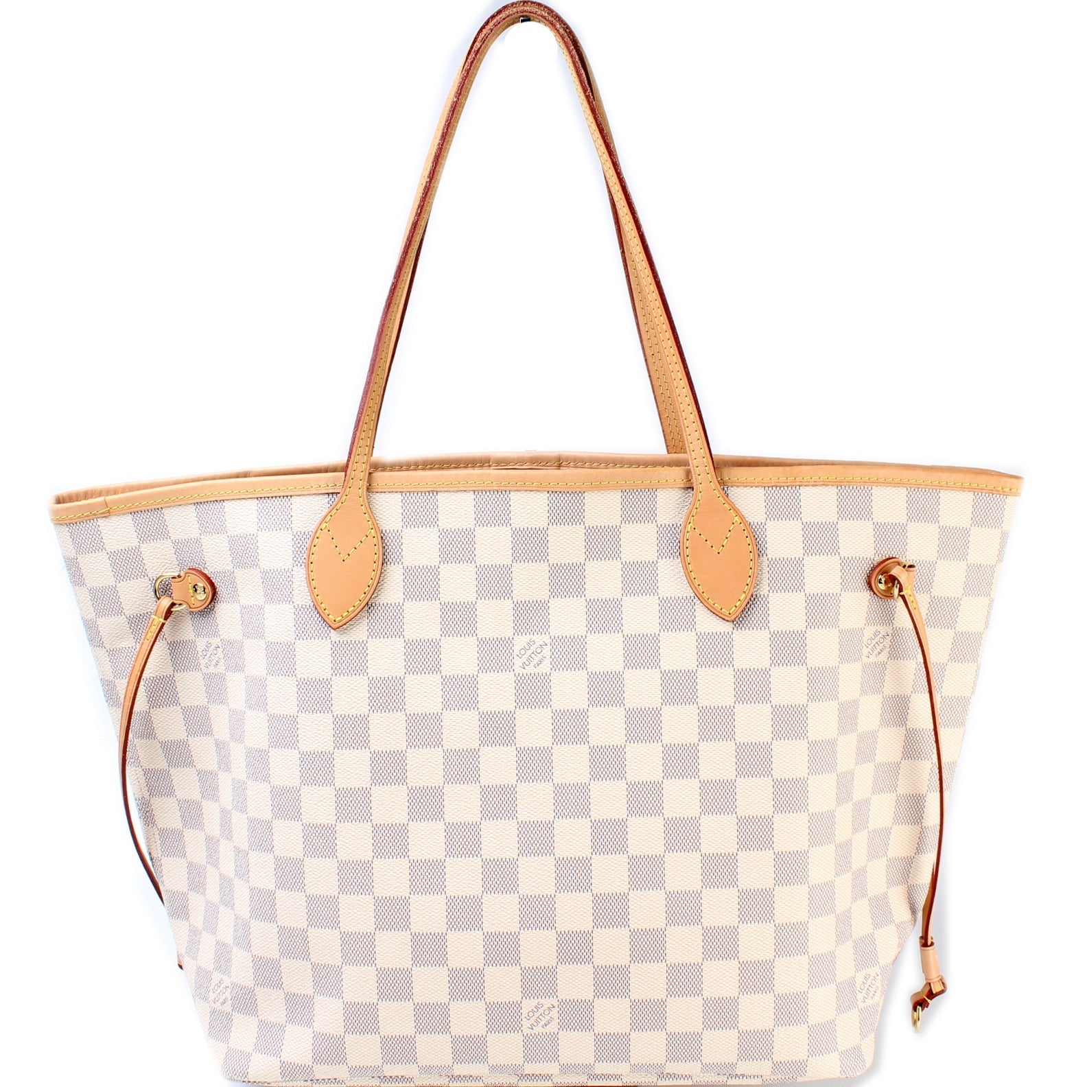 Louis Vuitton Neverfull MM Azur Damier Tote Bag Azur 53