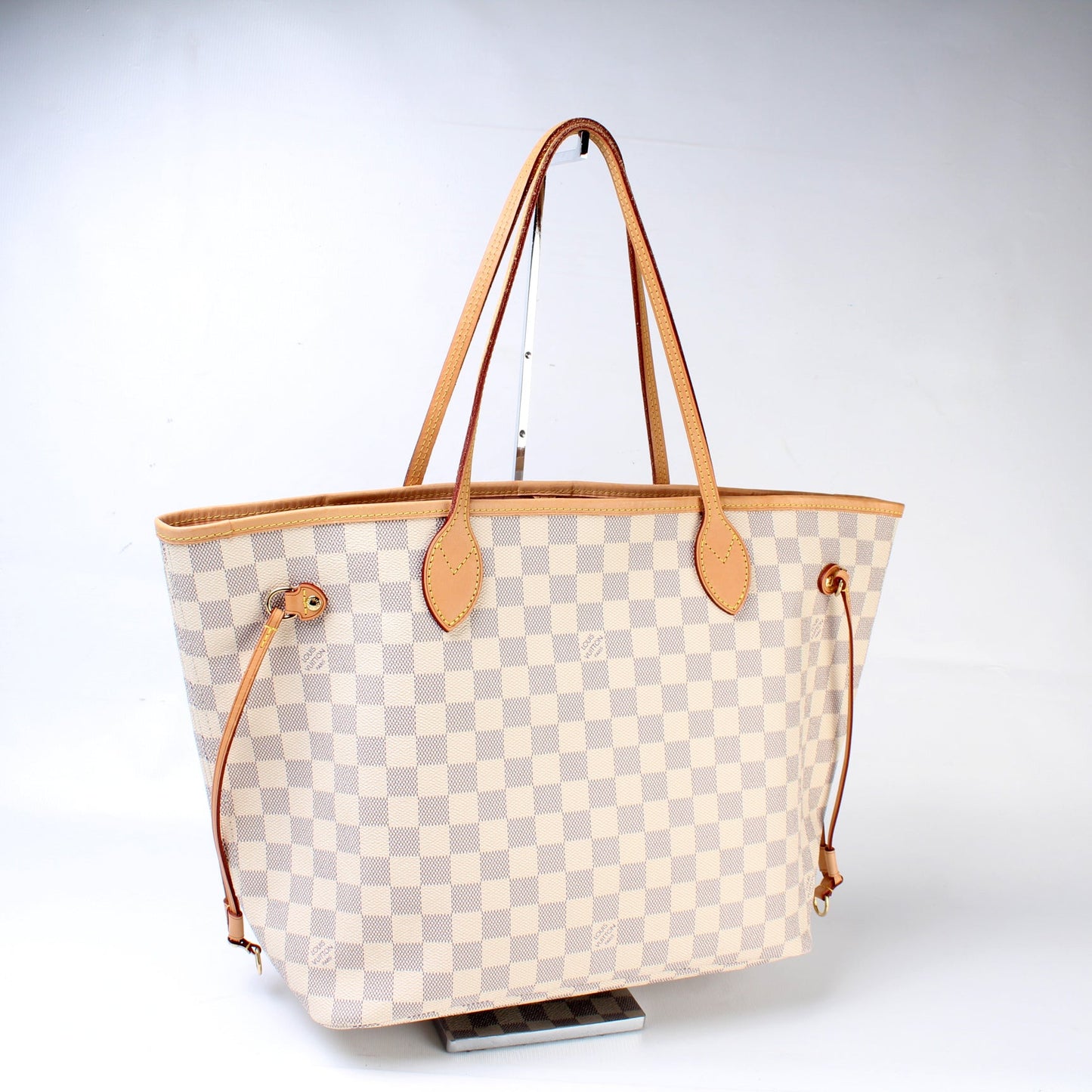 Louis Vuitton Neverfull MM Azur Damier Tote Bag Azur 53