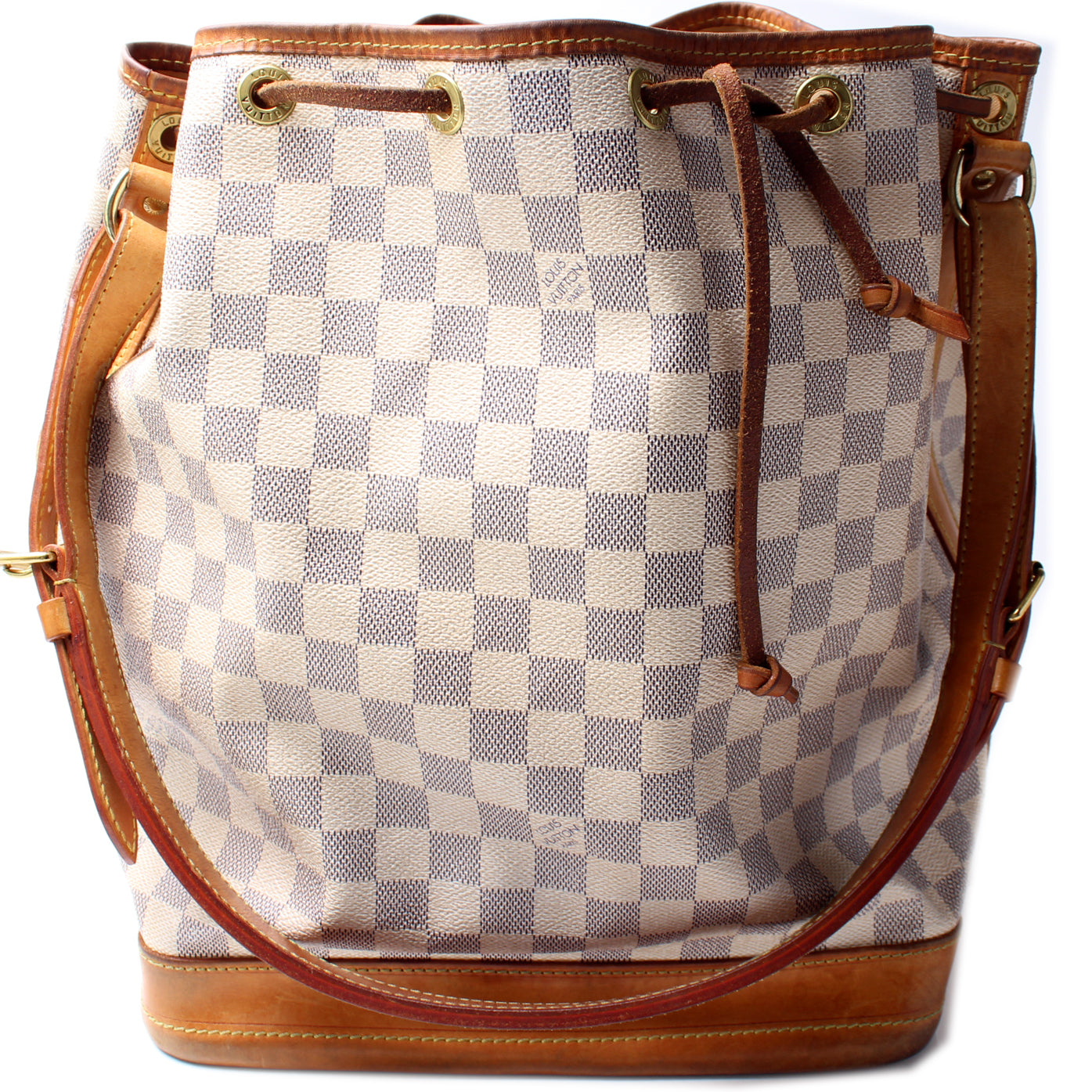 Louis Vuitton Noe Azur Damier Handbag