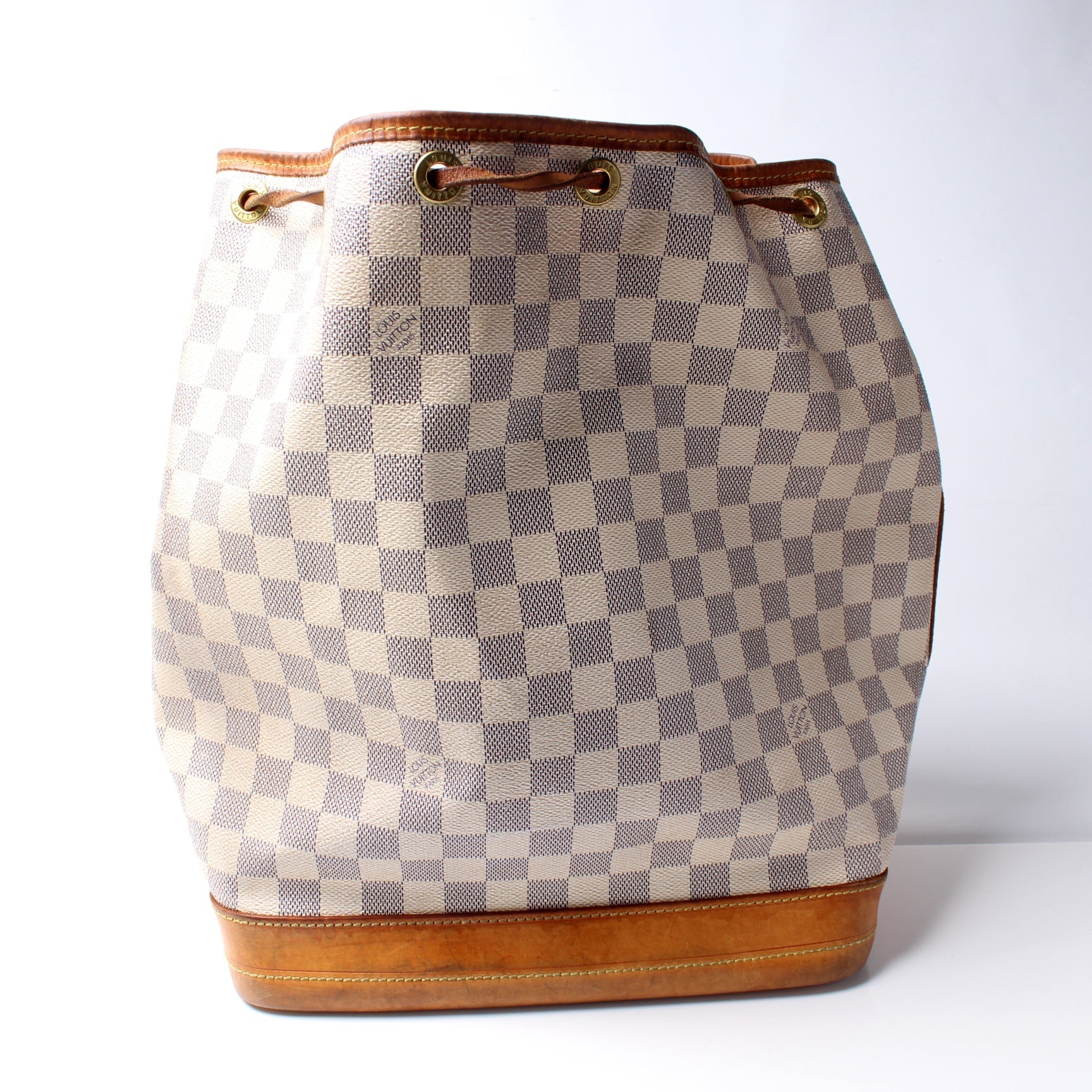 Louis Vuitton Noe Azur Damier Handbag