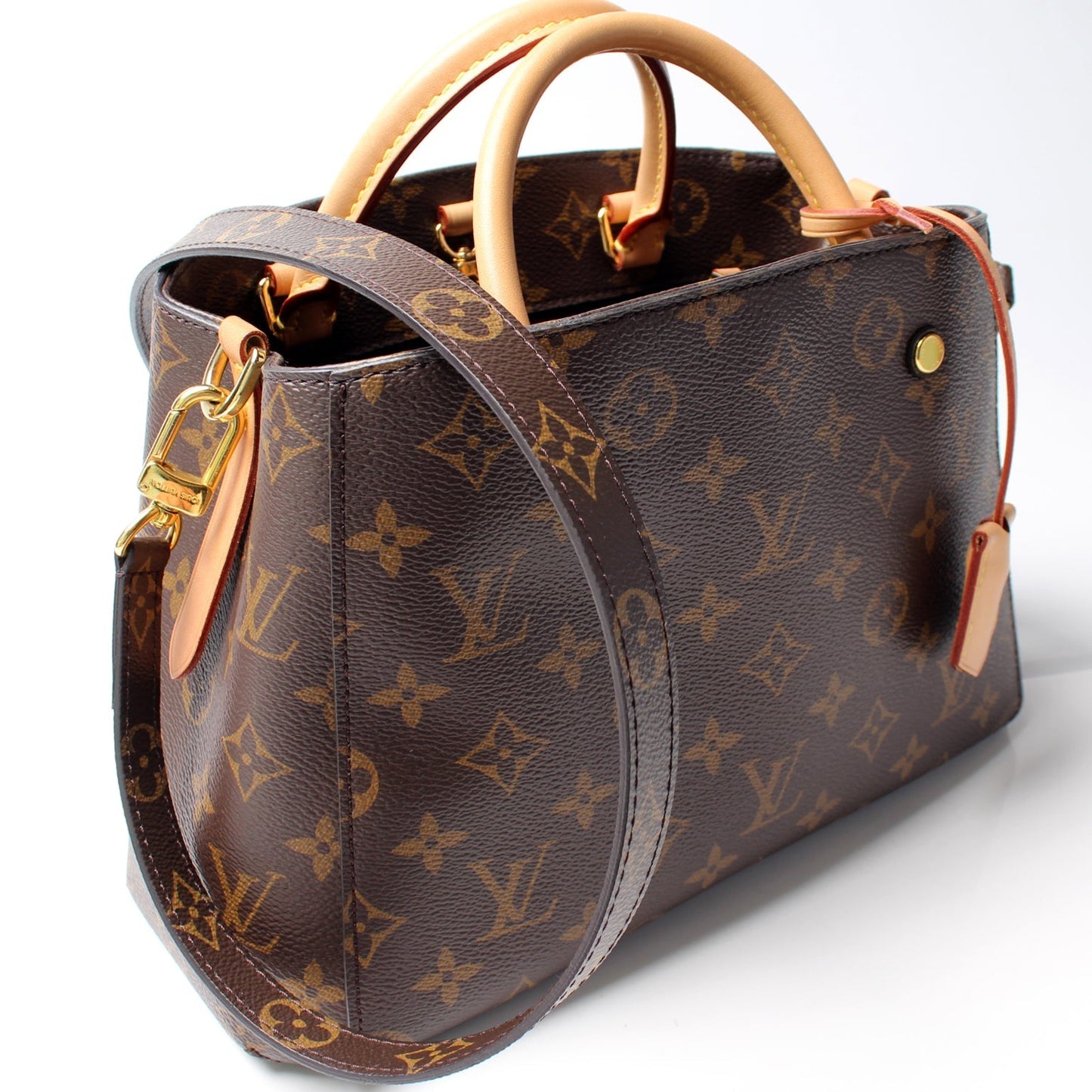 Louis Vuitton Montaigne BB Monogram Handbag Monogram 14