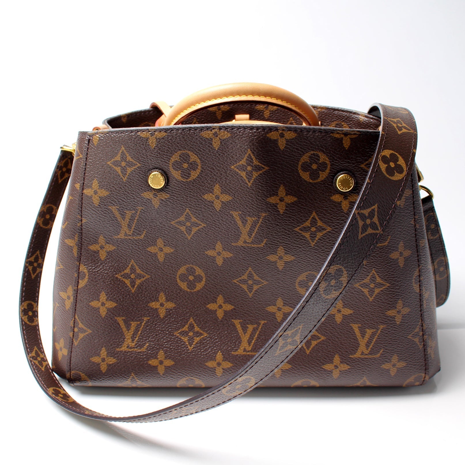 Louis Vuitton Montaigne BB Monogram Handbag Monogram 14