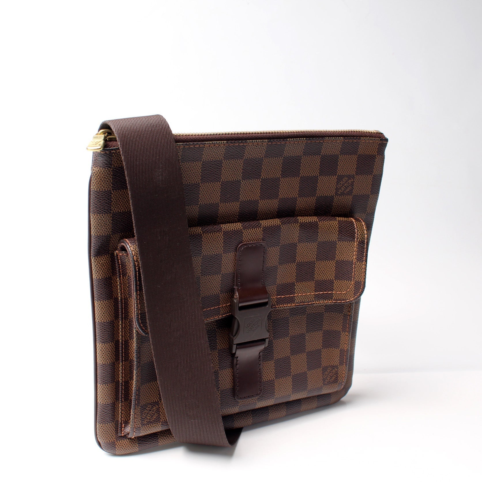 Louis Vuitton Pochette Meille Ebene Damier Clutch Bag