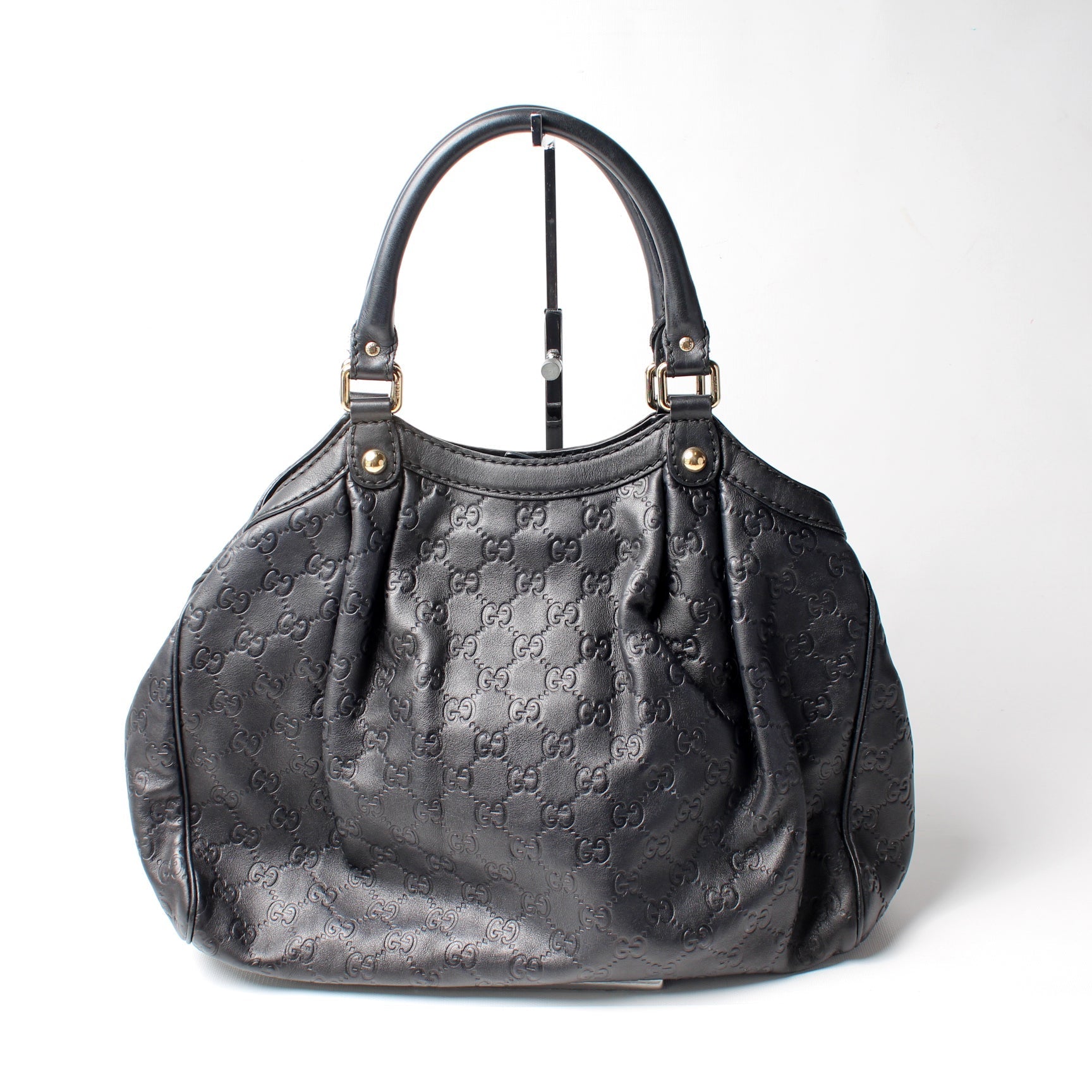 Gucci Sukey GG Leather Medium Travel Bag Medium 9