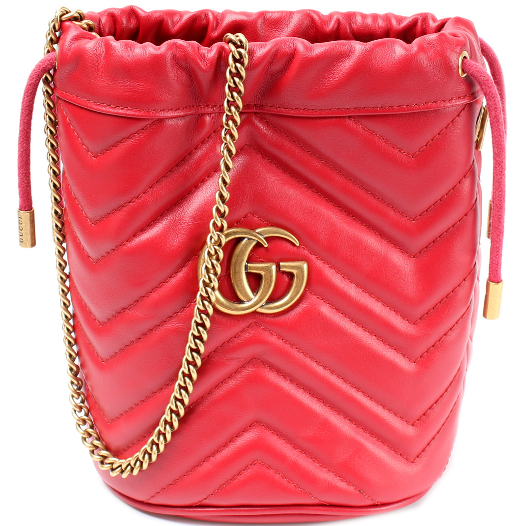 Gucci Marmont Mini Bucket Bag Bucket 4