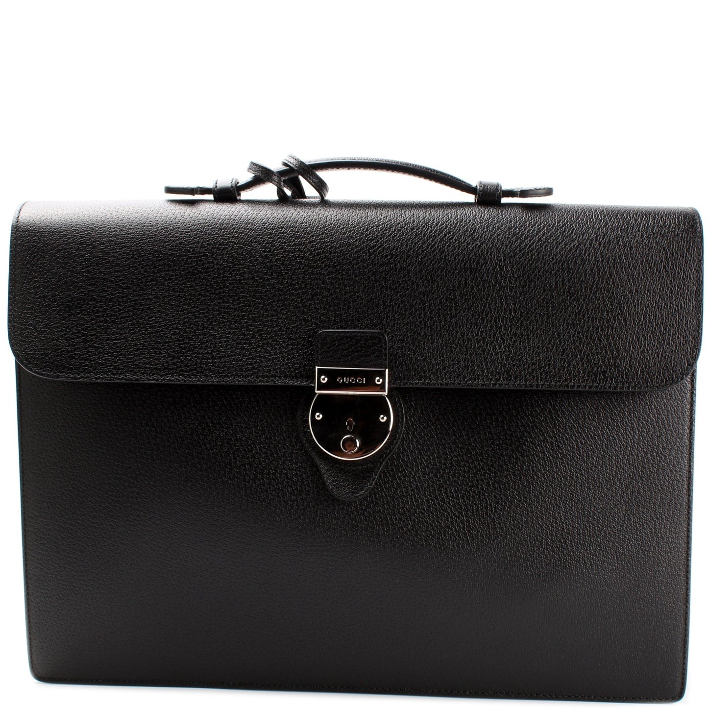 Gucci Briefcase Leather Flap Travel Bag