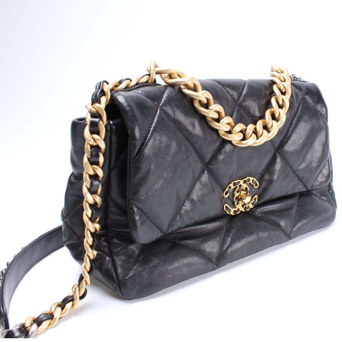 Chanel Quilted Goatskin 19 Flap 29M Handbag