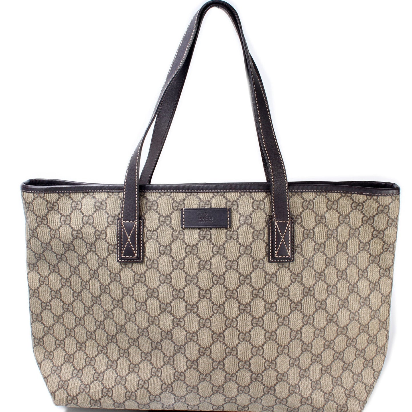 Gucci GG Supreme Zip Medium Tote Bag