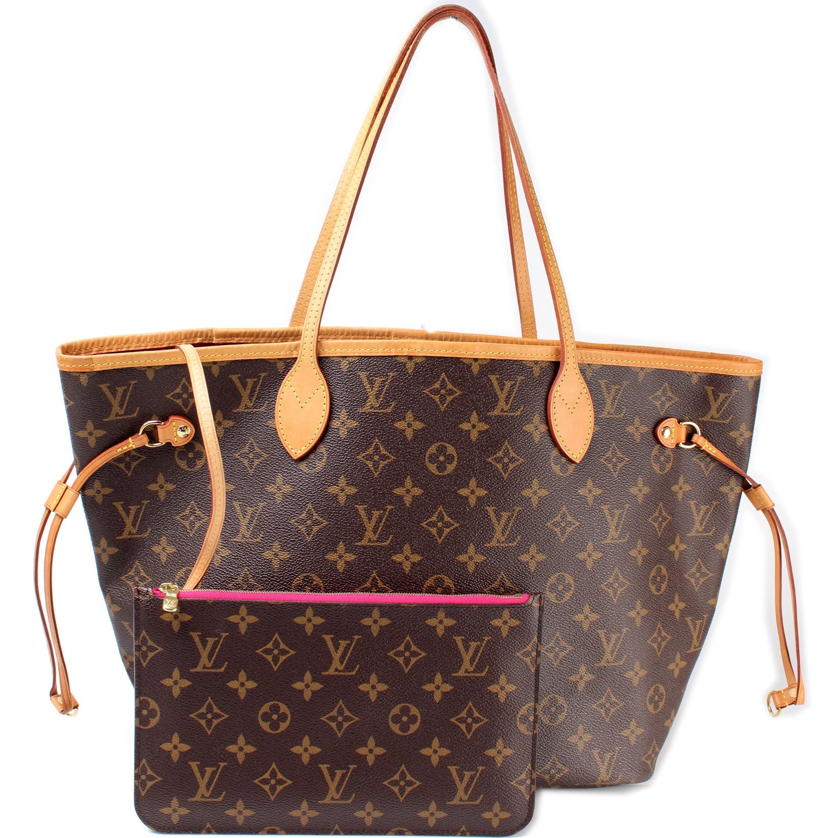 Louis Vuitton Neverfull w MM Monogram Wallet Case Monogram 4