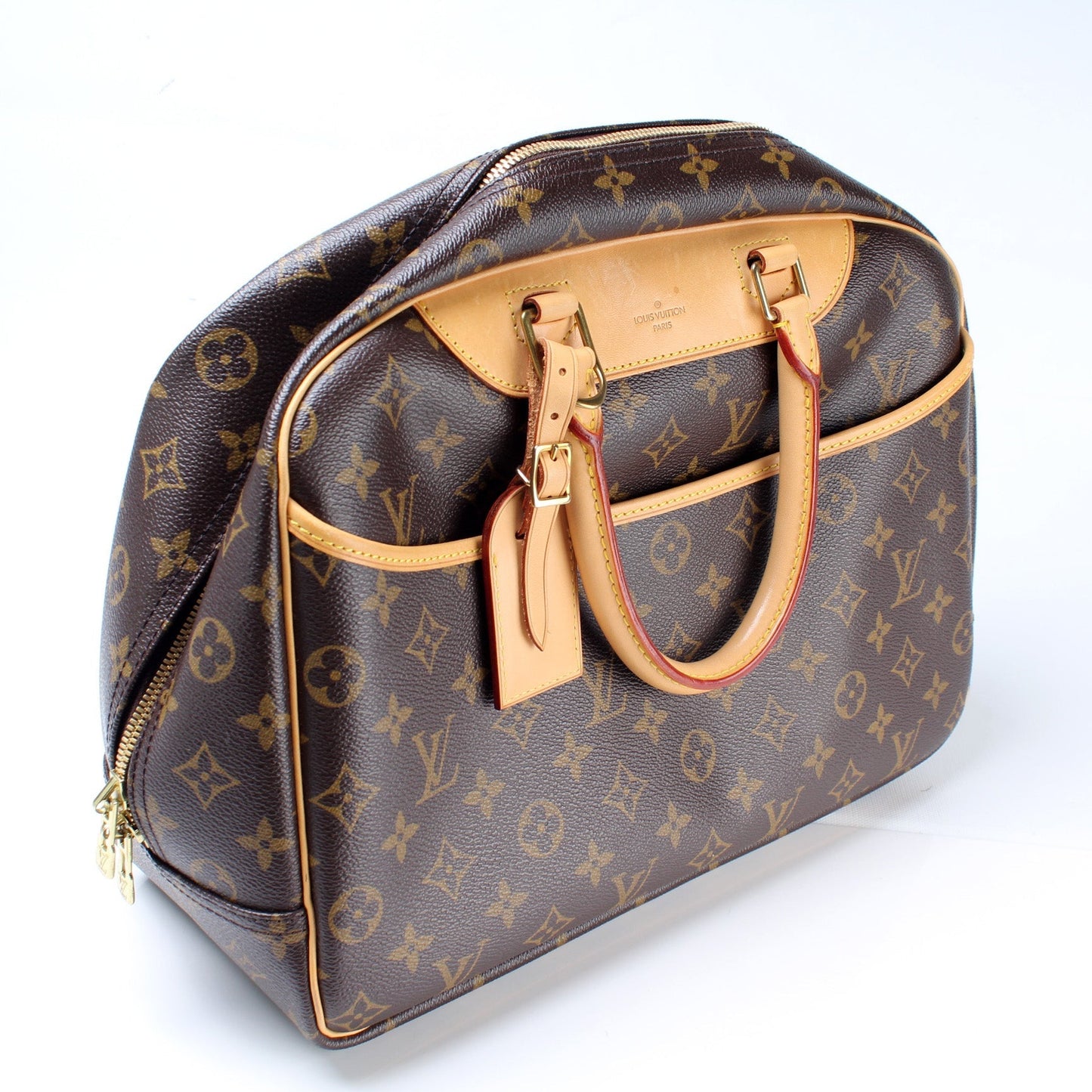 Louis Vuitton Deauville Monogram Handbag Monogram 28