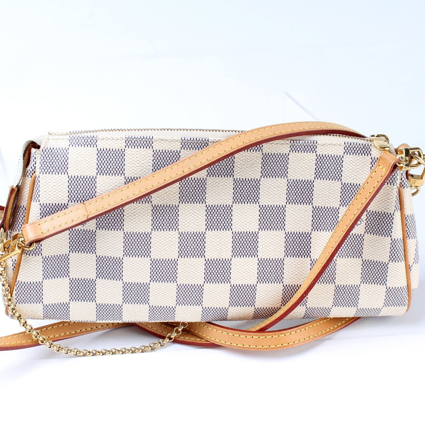 Louis Vuitton Eva Azur Damier Clutch Bag Azur 1