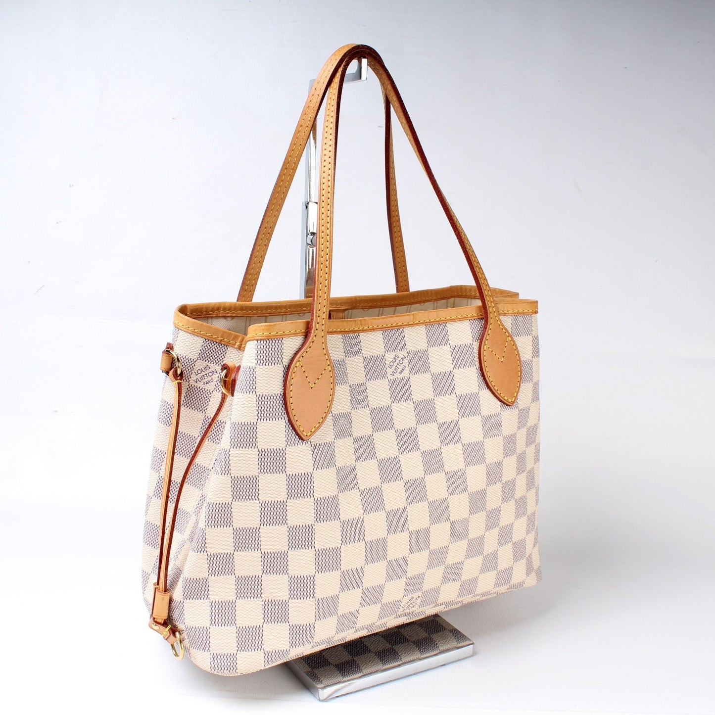 Louis Vuitton Neverfull PM Azur Damier Tote Bag Azur 5