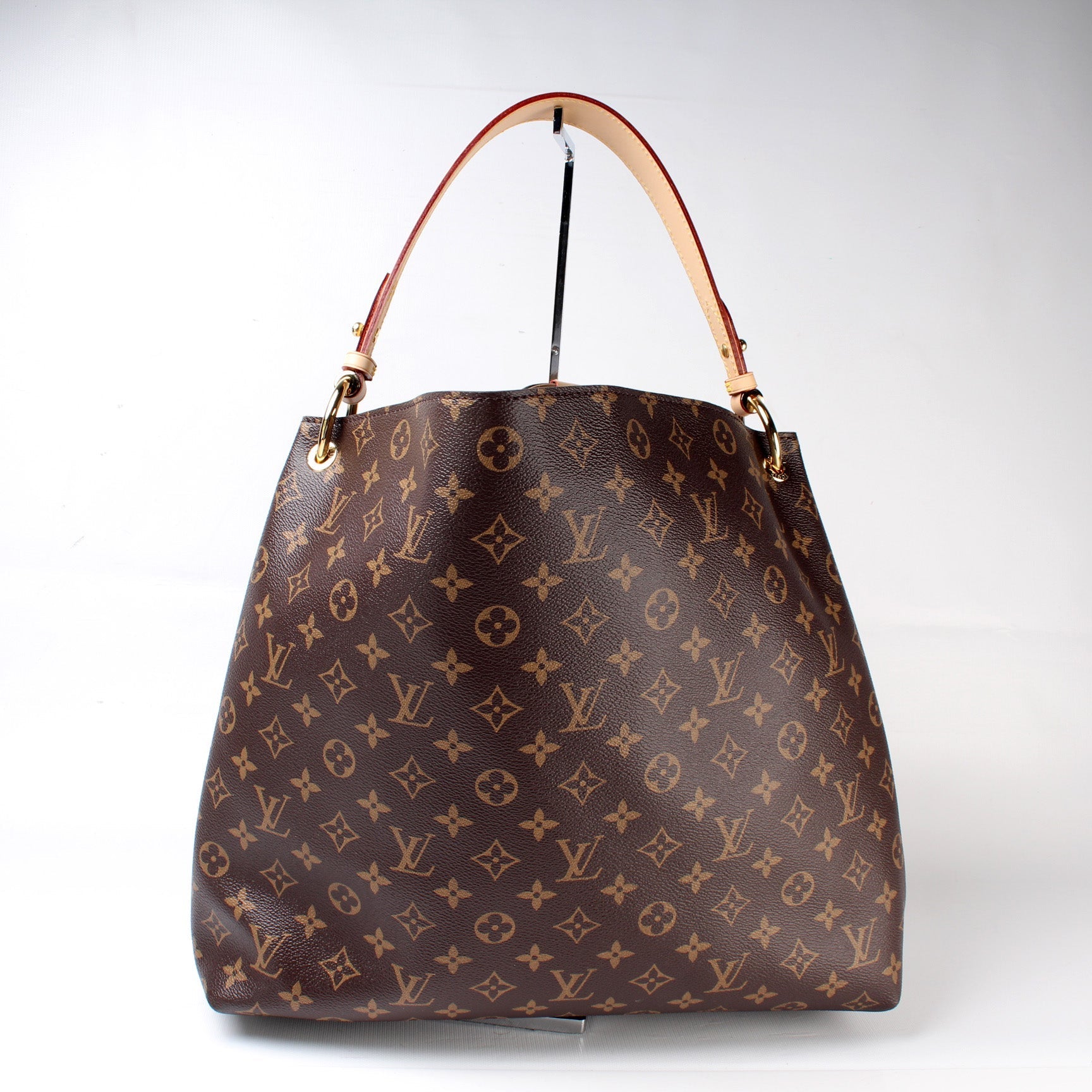 Louis Vuitton Graceful MM Monogram Handbag Monogram 12