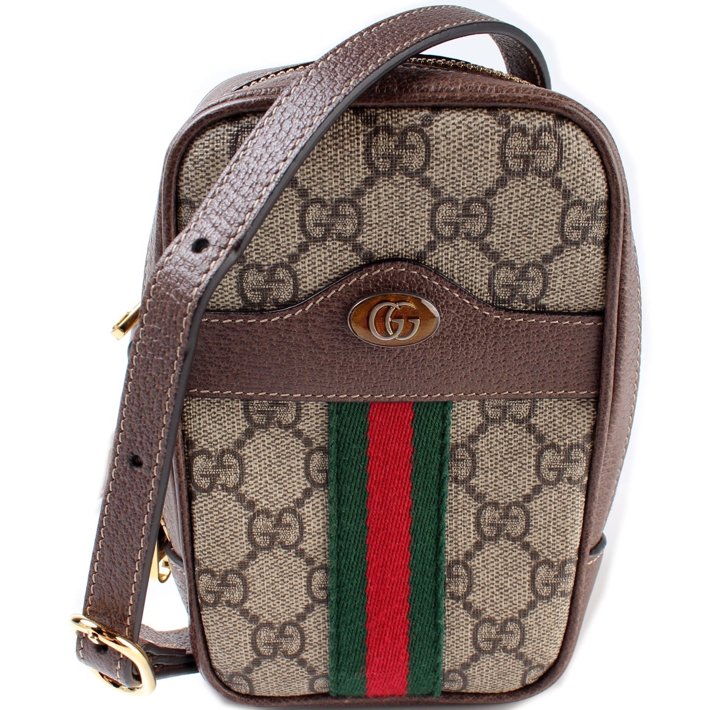 Gucci Ophidia GG Supreme Double Zip Travel Bag