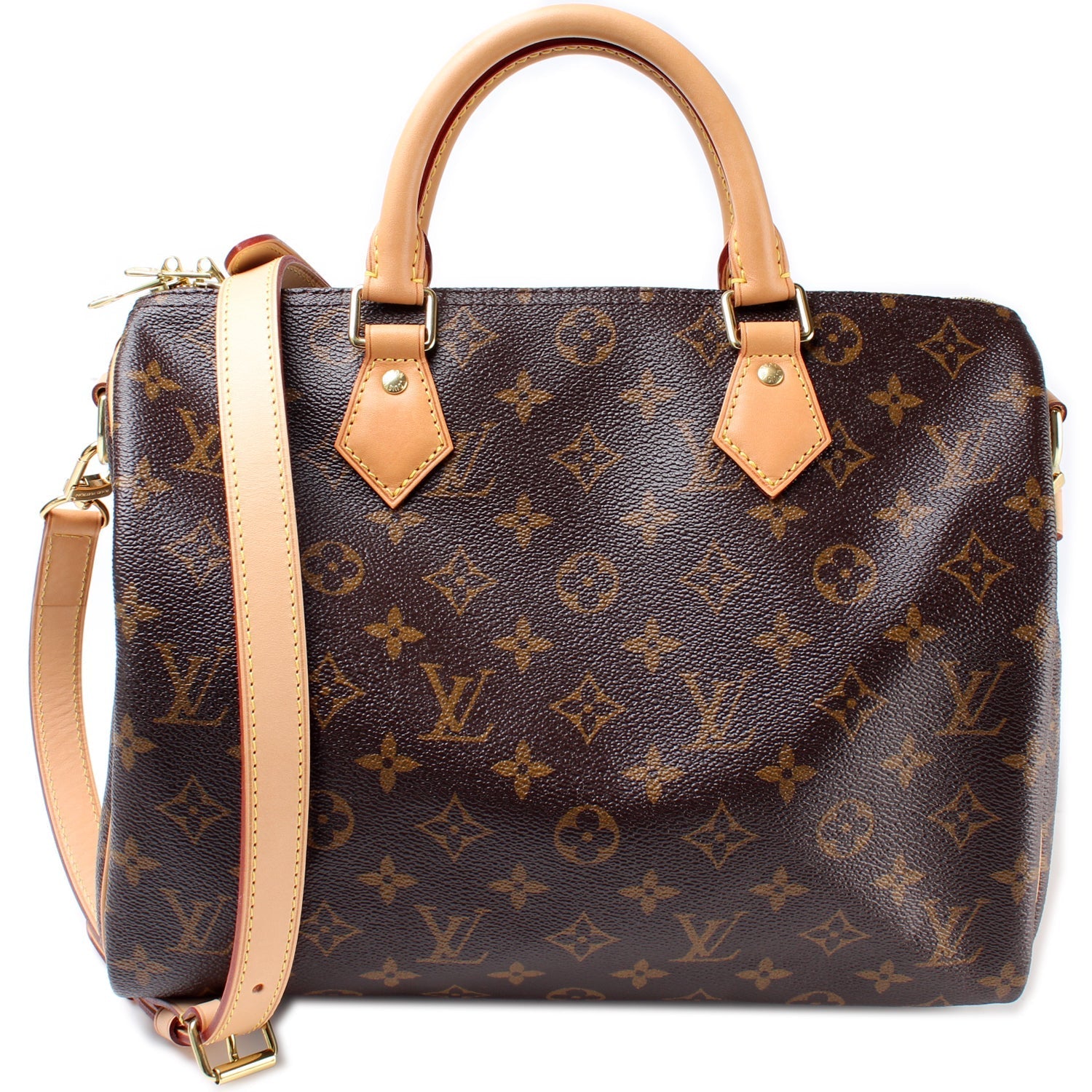 Louis Vuitton Speedy 30 Bandouliere Monogram Handbag Monogram 22