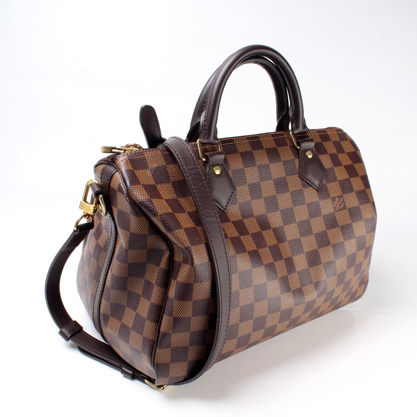 Louis Vuitton Speedy 30 Bandouliere Ebene Damier Handbag Ebene 10