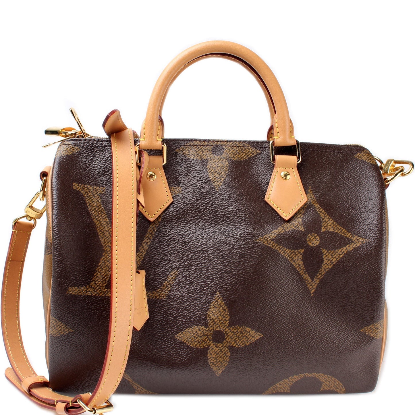 Louis Vuitton Speedy 30 Bandouliere Giant Monogram Handbag