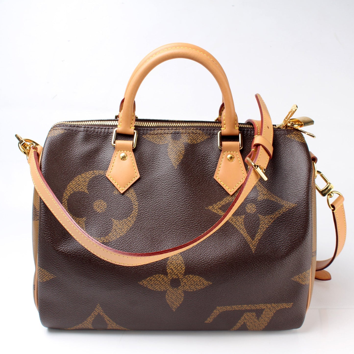 Louis Vuitton Speedy 30 Bandouliere Giant Monogram Handbag
