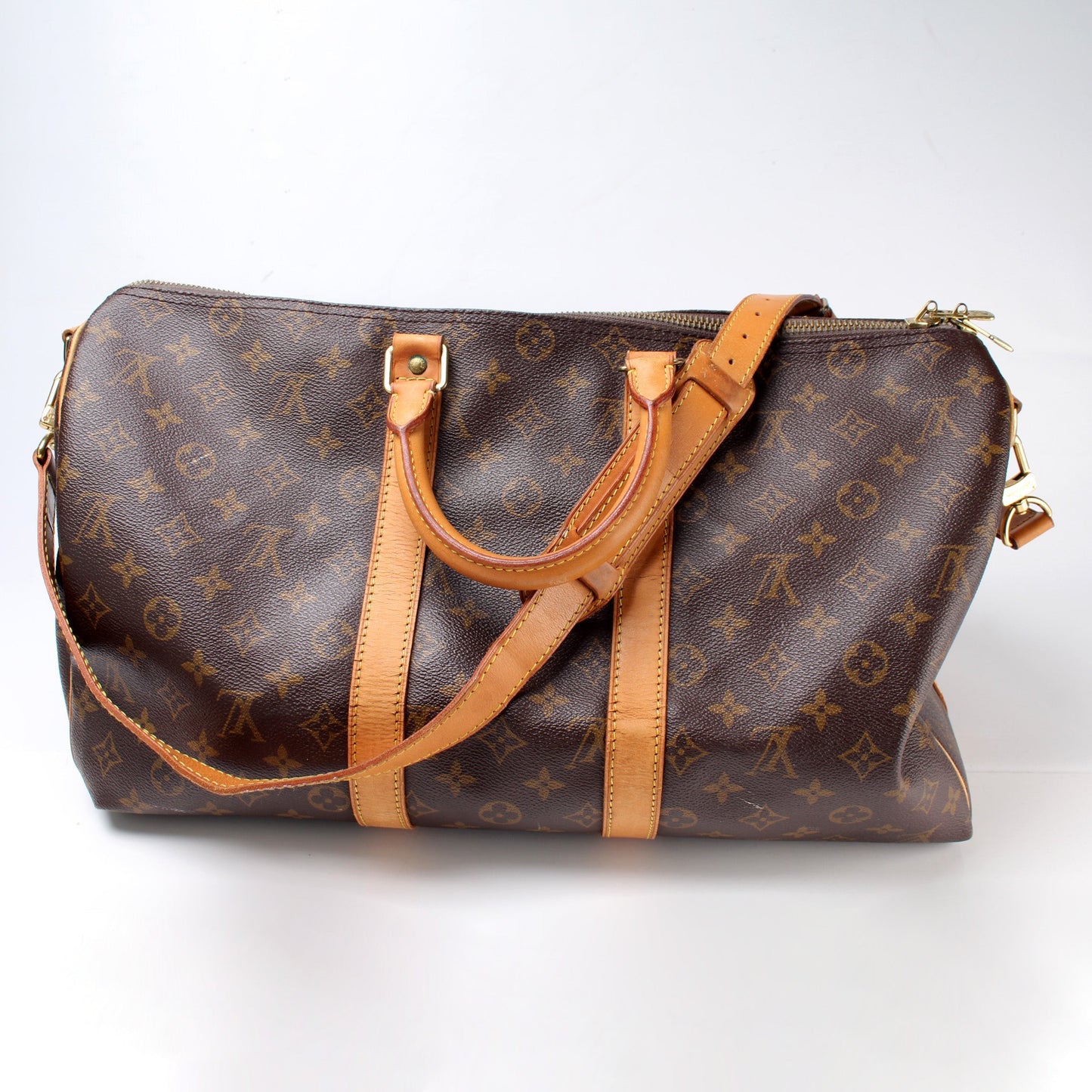 Louis Vuitton Keepall 45 Bandouliere Monogram Travel Bag Monogram 12