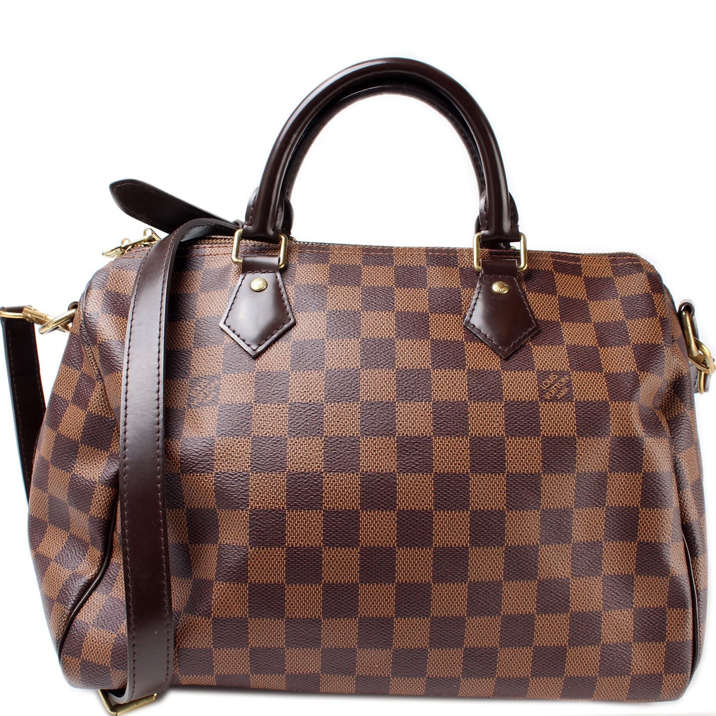 Louis Vuitton Speedy 30 Bandouliere Ebene Damier Handbag Ebene 1