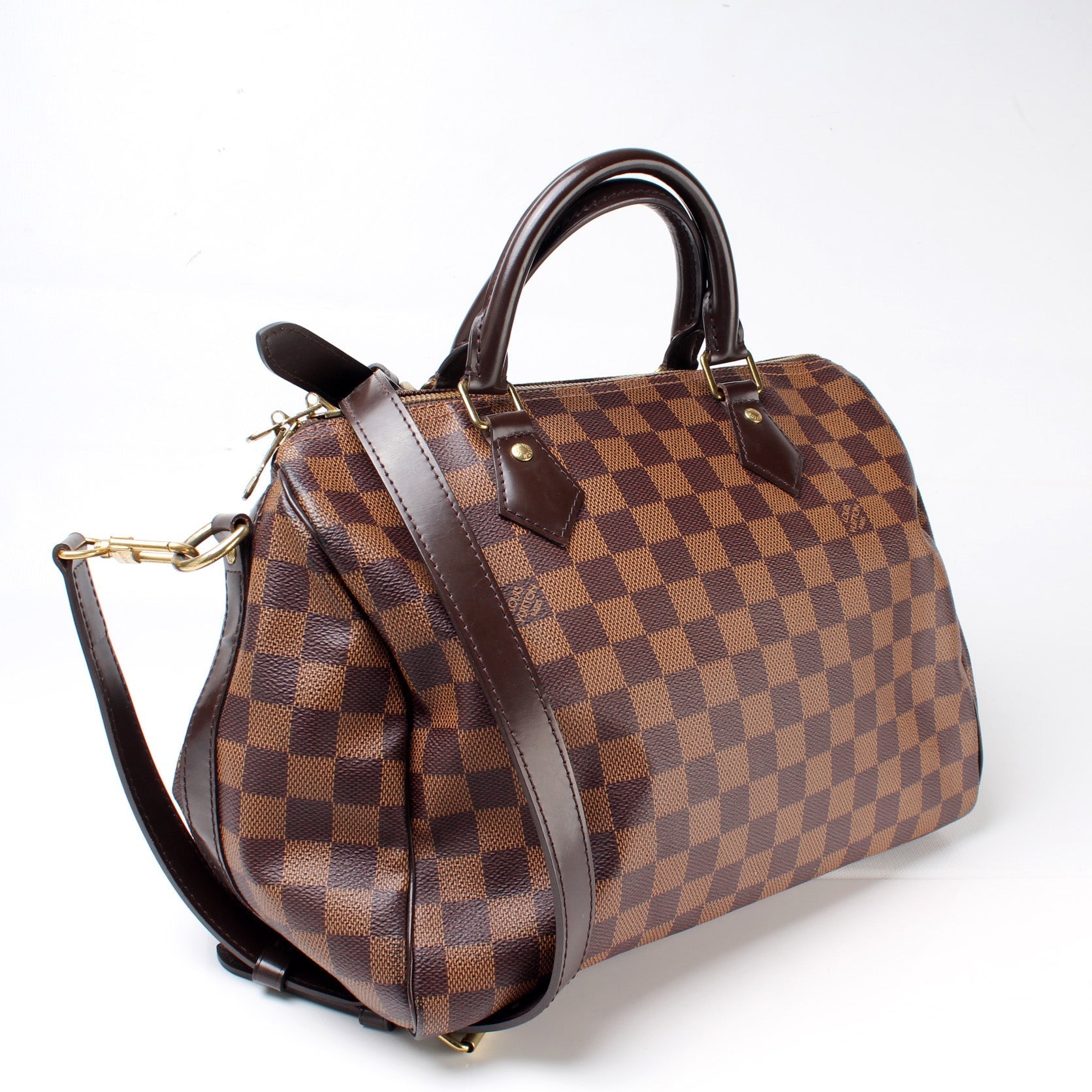 Louis Vuitton Speedy 30 Bandouliere Ebene Damier Handbag Ebene 1